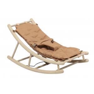 Wood Baby- und Kleinkindwippe-Eiche/karamell