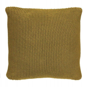 Zierkissen Nordic knit groß-oil yellow