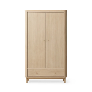 Wood Kleiderschrank 2-türig, eiche