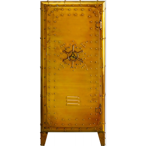 Schrank LOCKER - gold