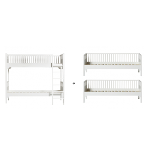 Umbaust - Classic Etagenbett auf Einzelbett & 1 Bettsofa