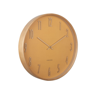 Wanduhr Gracil - ochre yellow
