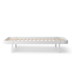 Wood Lounger Bett 120, weiss