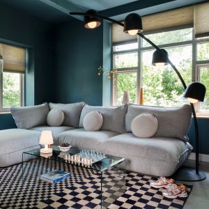 SUMO ECKSOFA - boucle light greye melange
