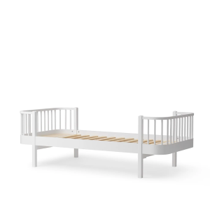 Wood Original Einzelbett, weiss